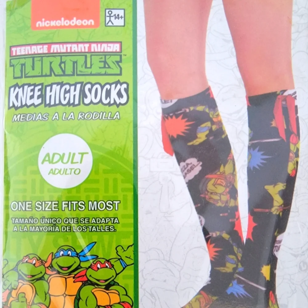 Teenage Mutant Ninja Turtles Knee High Socks - Picture 3 of 4